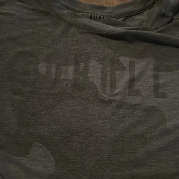 NOBULL Men's Gray Camouflage Long Sleeve Tee - Picture 3 of 3